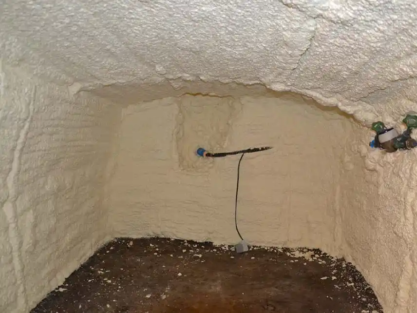 Isolation Cave projection polyurethane 1 - Auvergne Sols