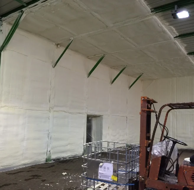 Isolation Industrial ou Agricole projection polyurethane 3 - Auvergne Sols